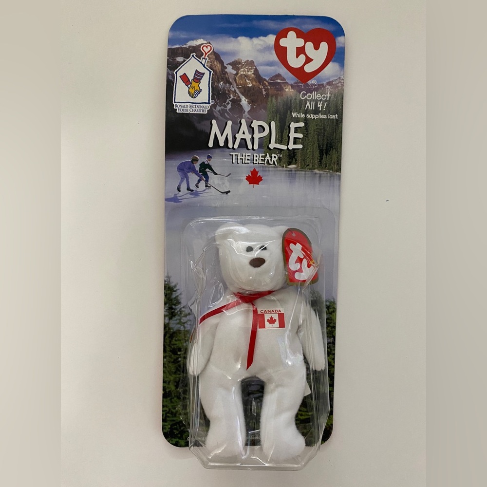 Ty Maple the Bear McDonalds Retired Plush Toy